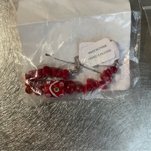 Free People Kokomo Bracelet - Red, NWT - Picture 6 of 12